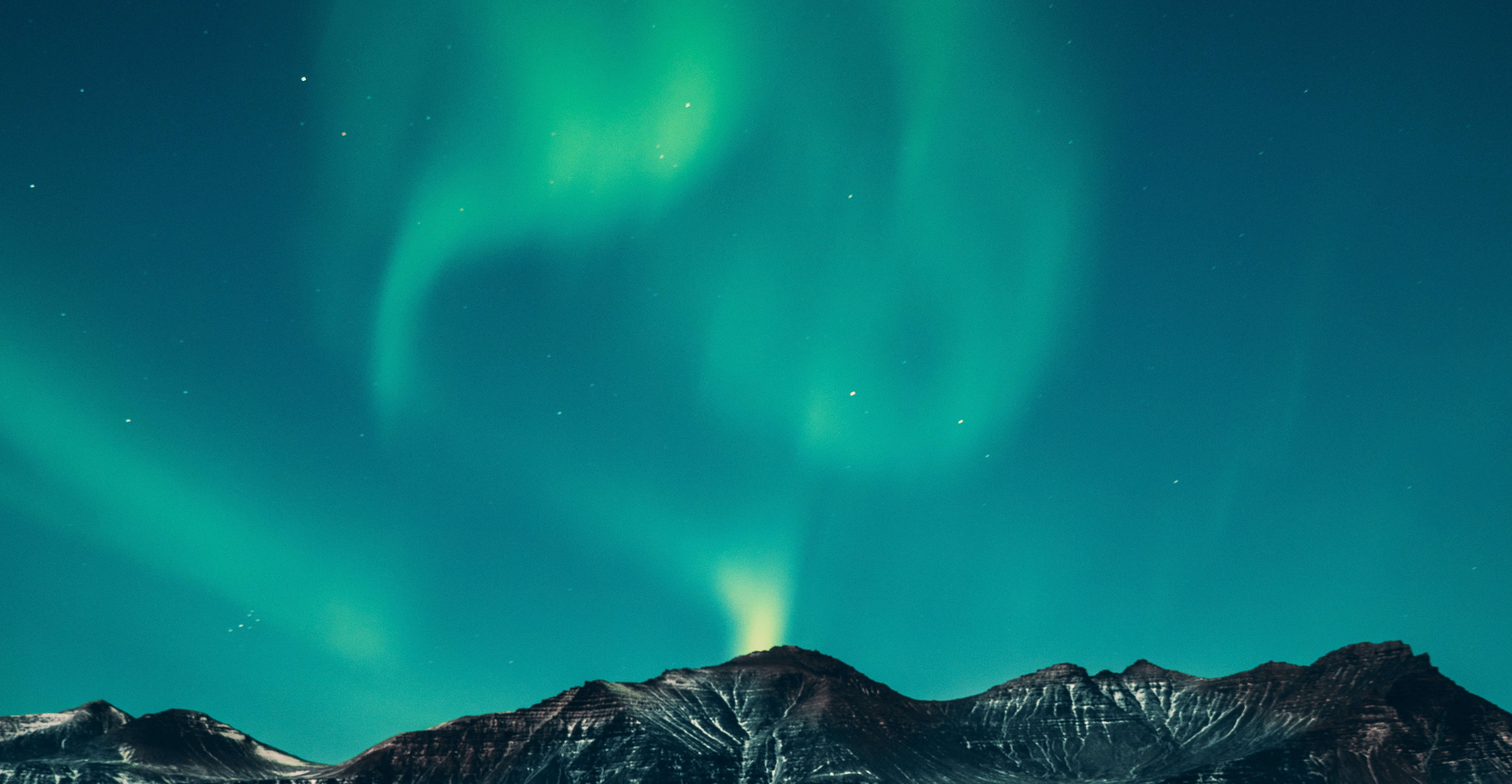 Aurora in the sky